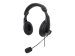 MANHATTAN Stereo USB-Headset leicht ohrumschliessend kabelgebunden USB-A-Stecker Bedienelemente verstellbares Mikrofon schwarz