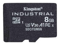 KINGSTON 8GB microSDHC Industrial C10 A1 pSLC Card Single...