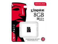 KINGSTON 8GB microSDHC Industrial C10 A1 pSLC Card Single...