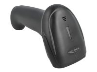 DELOCK Barcode Scanner 1D und 2D für 2,4 GHz Bluetooth oder USB