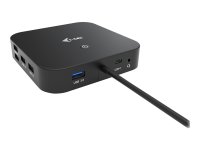 I-TEC USB-C Dual Display MST DS 1x DP 1x HDMI 1x GLAN 3x USB 3.0 2x USB 2.0 1x USB-C-Datei 1xAudio/Mic Jack 1xUSB-C PD ohne Netzteil