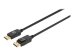 MANHATTAN 8K60Hz DisplayPort 1.4 Kabel Stecker auf Stecker 2m HDR vergoldete Kontakte Rastnase und geflochtene Ummantelung schwarz