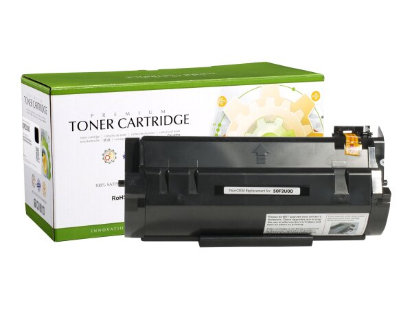 STATIC Toner cartridge compatible with Lexmark 50F2U00 black compatible 20.000 pages