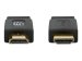 MANHATTAN Flaches High Speed HDMI-Kabel mit Ethernet-Kanal 4K60Hz UHD Stecker/Stecker 3m HDR HEC ARC vergoldete Kontakte schwarz