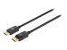 MANHATTAN 8K60Hz DisplayPort 1.4 Kabel Stecker auf Stecker 3m HDR vergoldete Kontakte Rastnase und geflochtene Ummantelung schwarz