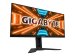 GIGABYTE M34WQ 86,4cm 34Zoll IPS gaming monitor 3440x1440 WQHD 400 cd/m2 2xHDMI 2.0 1xDP 1.4 1xUSB C