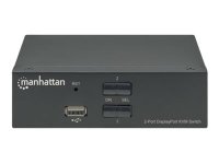 MANHATTAN KVM switch DisplayPort/USB 2x1 4K 60Hz