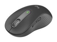 LOGITECH Signature M650 Mouse optical 5 buttons wireless Bluetooth 2.4 GHz Bolt USB receiver graphite