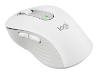 LOGITECH Signature M650 for Business Mouse wireless Bluetooth 2.4 GHz Bolt USB receiver off-white