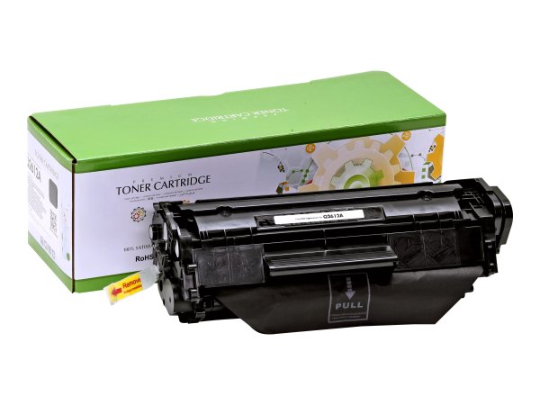 STATIC Toner cartridge compatible with HP Q2612A/Canon 7616A005 black compatible 2.000 pages