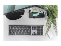 DIGITUS Wireless keyboard 2,4GHz QWERTZ ABS grey DE