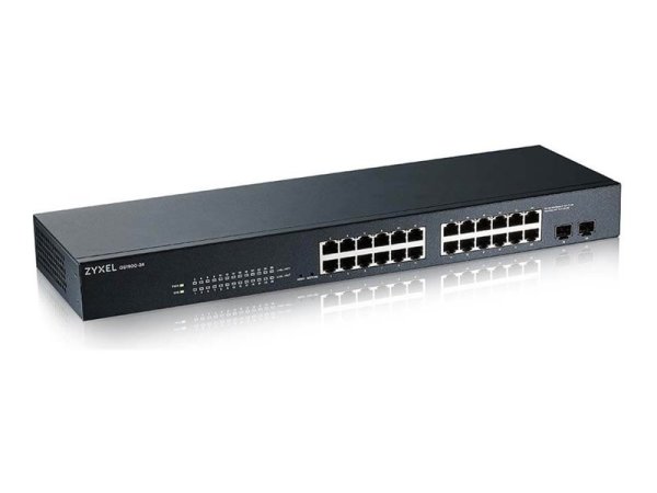 ZYXEL GS1900-24 v2 24-port GbE L2 Smart Switch rackmount fanless