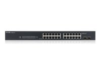 ZYXEL GS1900-24 v2 24-port GbE L2 Smart Switch rackmount fanless