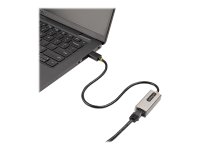 STARTECH.COM USB 3.0 Gigabit Ethernet Adapter USB  zu 10/100/1000 Netzwerkadapter für Laptops 30cm angeschlossenes Kabel USB zu RJ45