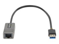 STARTECH.COM USB 3.0 Gigabit Ethernet Adapter USB  zu 10/100/1000 Netzwerkadapter für Laptops 30cm angeschlossenes Kabel USB zu RJ45