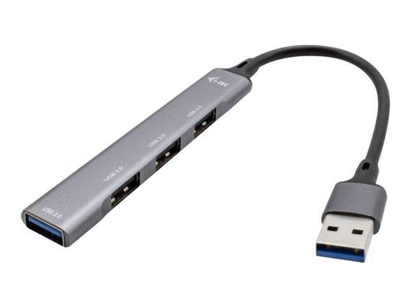 I-TEC USB 3.0 Metal HUB 1x USB 3.0 3x USB 2.0 ohne Netzteil