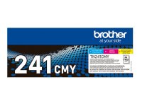 BROTHER TN241C/M/Y rainbow pack multi pack toners C/M/Y...