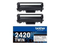 BROTHER TN2420 TWIN-pack black toners BK 3000pages/cartridge