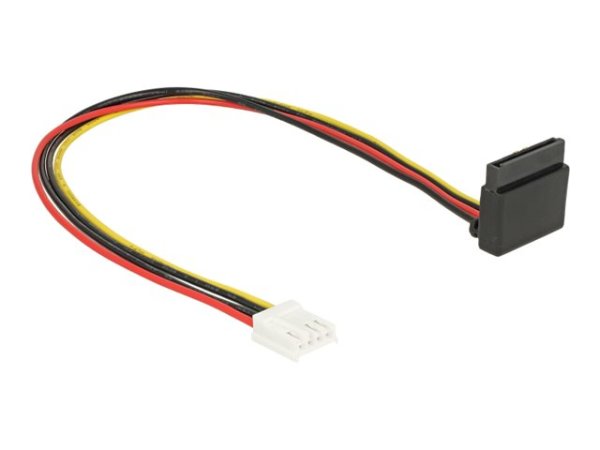 DELOCK Kabel Power Floppy 4 Pin Buchse > SATA 15 Pin Buchse Metall 30cm