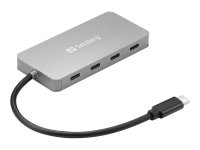 SANDBERG USB-C to 4 x USB-C Hub