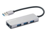 SANDBERG USB-A Hub 1xUSB3.0+3x2.0 SAVER