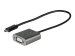 STARTECH.COM USB-C auf VGA Adapter - 1080p USB-C zu VGA Adapter Dongle - Thunderbolt 3 kompatibel - 30cm langes Kabell