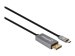 MANHATTAN 8K60Hz USB-C auf DisplayPort 1.4 Kabel USB-C-Stecker auf DisplayPort-Stecker 3m unterstützt 4K120Hz vergoldete Kontakte