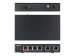 INTELLINET 6-Port Fast Ethernet Switch 3 PoE- und 1 x High-Power PoE-Ports 2xRJ45 Uplink Ports 65W PoE-Strombudget PoE-Extendermodus