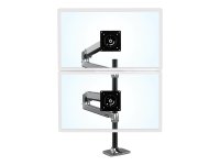 ERGOTRON LX, Dual, Stacking, Arm, Tall, Pole, Black,...