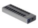 DELOCK Externer SuperSpeed USB Hub mit 10 Ports + Schalter