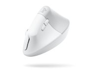 LOGITECH Lift for Business Vertical mouse ergonomic 6 buttons wireless Bluetooth 2.4 GHz Bolt USB receiver off-white