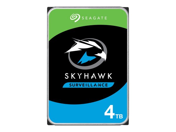 SEAGATE Surv. Skyhawk 4TB HDD CMR 5400rpm SATA serial ATA 6Gb/s 256MB cache 8,9cm 3,5Zoll 24x7 Dauerbetrieb BLK