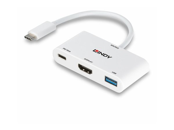 LINDY USB 3.1 Typ C auf HDMI Konverter mit PD