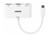 LINDY USB 3.1 Typ C auf HDMI Konverter mit PD