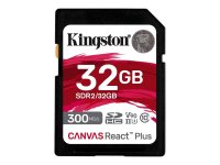 KINGSTON 32GB Canvas React Plus SDHC UHS-II 300R/260W U3...