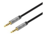 MANHATTAN Audiokabel Aux / 3,5 mm Klinke Zwei 3,5...