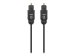 MANHATTAN Toslink Digitales Optisches Audiokabel 2 x Toslink S/PDIF-Stecker 3 m vergoldete Kontakte schwarz