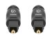 MANHATTAN Toslink Digitales Optisches Audiokabel 2 x Toslink S/PDIF-Stecker 3 m vergoldete Kontakte schwarz