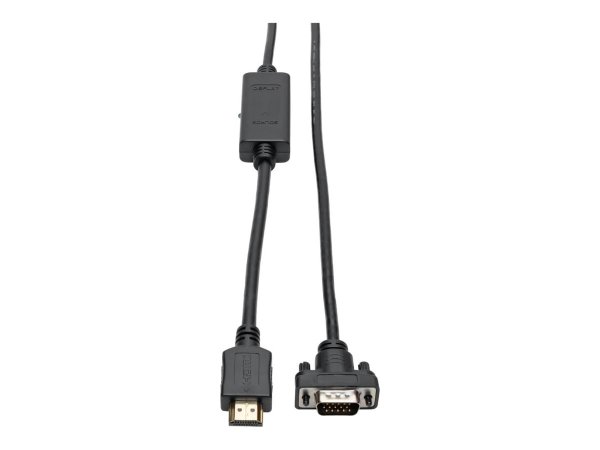 EATON TRIPPLITE HDMI to VGA Active Adapter Cable HDMI to Low-Profile HD15 M/M 3ft. 0,9m