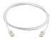 EATON TRIPPLITE Safe-IT Cat6a 10G-Certified Snagless Antibacterial Slim UTP Ethernet Cable RJ45 M/M White 5ft. 1,52m