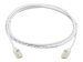 EATON TRIPPLITE Safe-IT Cat6a 10G-Certified Snagless Antibacterial Slim UTP Ethernet Cable RJ45 M/M White 7ft. 2,13m