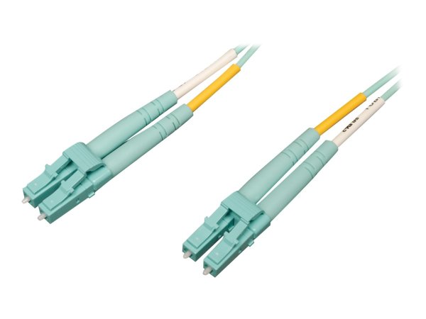 EATON TRIPPLITE 10Gb/100Gb Duplex Multimode 50/125 OM4 LSZH Fiber Patch Cable LC/LC Aqua 2M 6ft. 1,83m