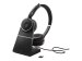 JABRA Evolve 75 SE MS Stereo Headset on-ear Bluetooth wireless active noise cancelling USB with charging stand Certified MS Team