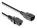 LINDY 1m IEC C14 an IEC C13 Mains Cable