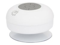 MANHATTAN Bluetooth Duschlautsprecher Bluetooth 4.0 Mikrofon und Bedienelemente integriert weiss