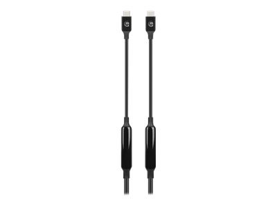 MANHATTAN USB 3.2 Gen 2 Aktives Typ-C Kabel 2x USB-C Stecker  5 m SuperSpeed+ USB 10 Gbit/s 60 W / 3 A vergoldete Kontakte schwarz