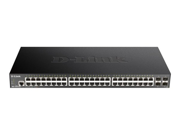 D-LINK DGS-1250-52X/E 52-Port Smart Managed Gigabit Switch 48x 1000BASE-T-Port 4x 10Gbit Uplink-Port (SFTP+) Layer-2/Layer-3-Lite