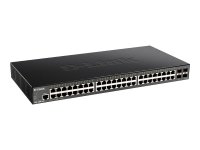 D-LINK DGS-1250-52X/E 52-Port Smart Managed Gigabit Switch 48x 1000BASE-T-Port 4x 10Gbit Uplink-Port (SFTP+) Layer-2/Layer-3-Lite