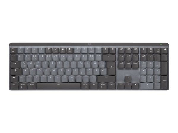 LOGITECH MX Mechanical Wireless Illuminated Performance Keyboard - GRAPHITE - (DE) - 2,4GHZ/BT - N/A - CENTRAL - TACTILE