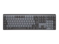 LOGITECH MX Mechanical Mini Minimalist Wireless Illuminated Keyboard - GRAPHITE - (DE) - 2,4GHZ/BT - N/A - CENTRAL - TACTILE